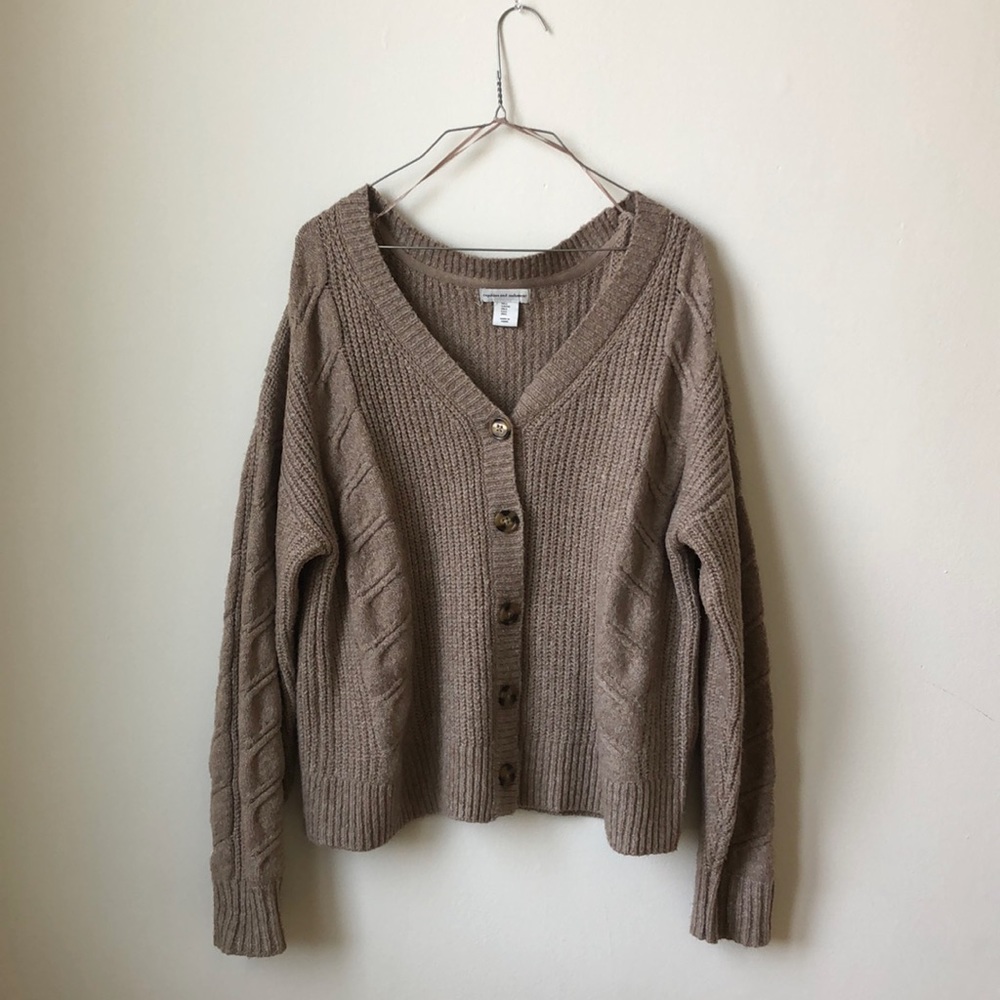 oat relaxed cardigan